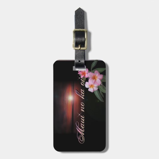 Maui no ka oi bagagelabel (Voorkant verticaal)