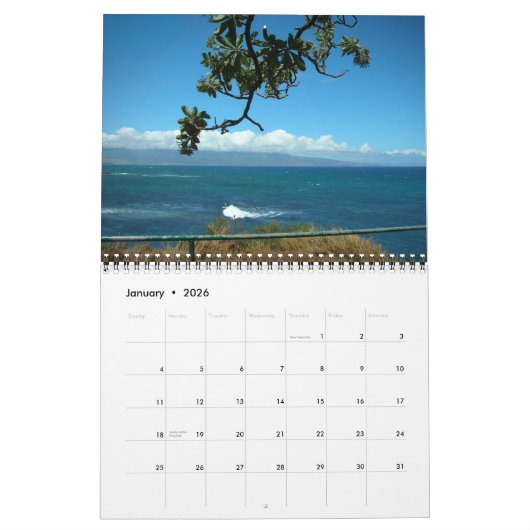 Maui no ka oi kalender (Jan 2026)