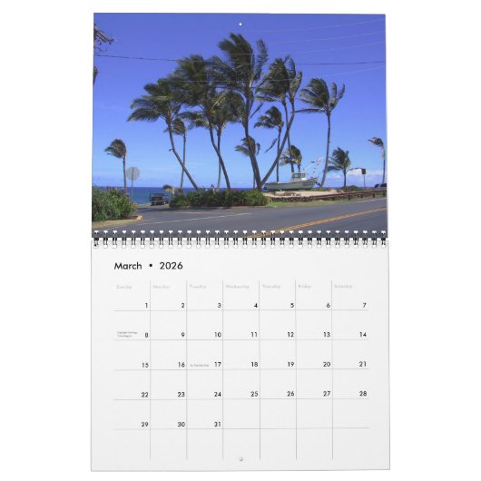 Maui no ka oi kalender (Mar 2026)