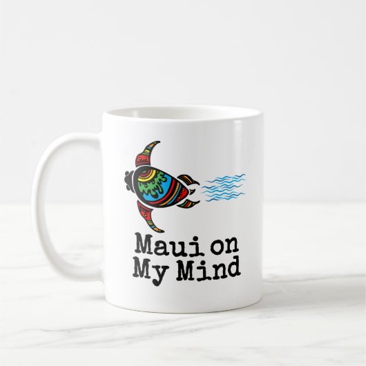 Maui op mijn gedachten Turtle mok (Links)