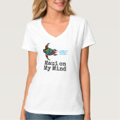 Maui op mijn mind zeeschildpad t-shirt (Voorkant)
