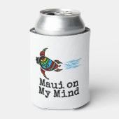 Maui op mijn Zee Turtle Blikjeskoeler (Blikje Voorkant)