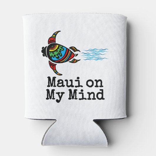 Maui op mijn Zee Turtle Blikjeskoeler (Achterkant)