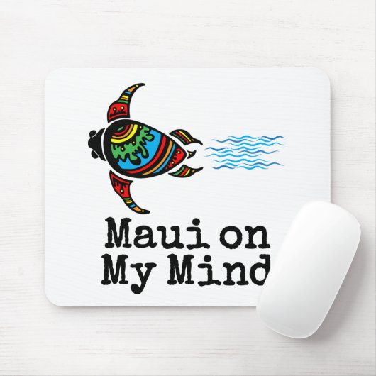 Maui op mijn Zee voor zwemmen Muismat (Met muis)