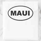 Maui Ovale Sticker (Tas)