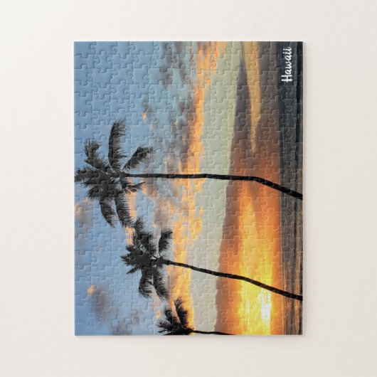 Maui Palm Trees en Sunset Legpuzzel (Verticaal)