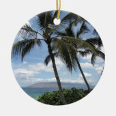 Maui Palm Trees Keramisch Ornament (Voorkant)