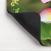 Maui Plumeria Flowers Mousepad Muismat (Hoek)