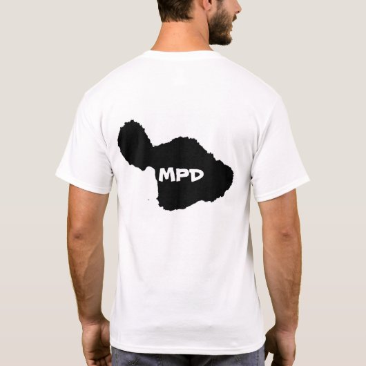 Maui-politie T-shirt (Achterkant)
