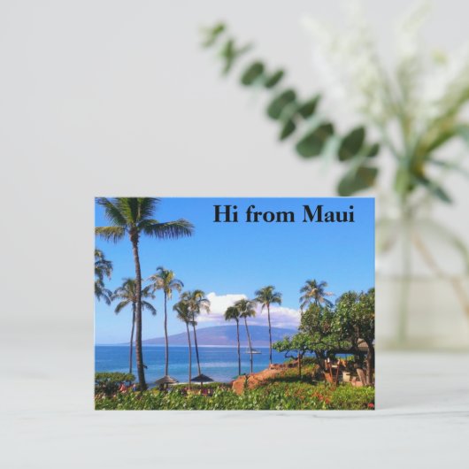 Maui Post Card Briefkaart (Staand voorkant)