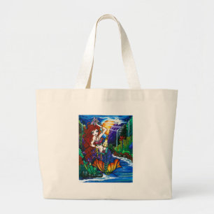 Maui Princess Mermaid Fairy Cockato-Canvas tas