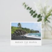 Maui Road naar het strand van Hana, Hawaii Briefkaart (Staand voorkant)