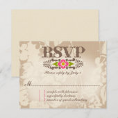 MAUI RSVP Tropical Floral Linen Paper (Voorkant / Achterkant)