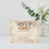 MAUI RSVP Tropical Floral Linen Paper (Staand voorkant)