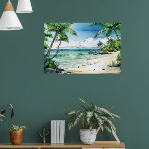 Maui Secret Beach Poster