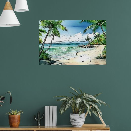 Maui Secret Beach Poster (Woonkamer 1)