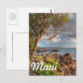 Maui shoreline briefkaart (Voorkant / Achterkant)