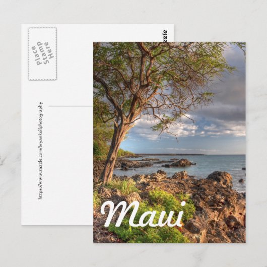 Maui shoreline briefkaart (Voorkant / Achterkant)