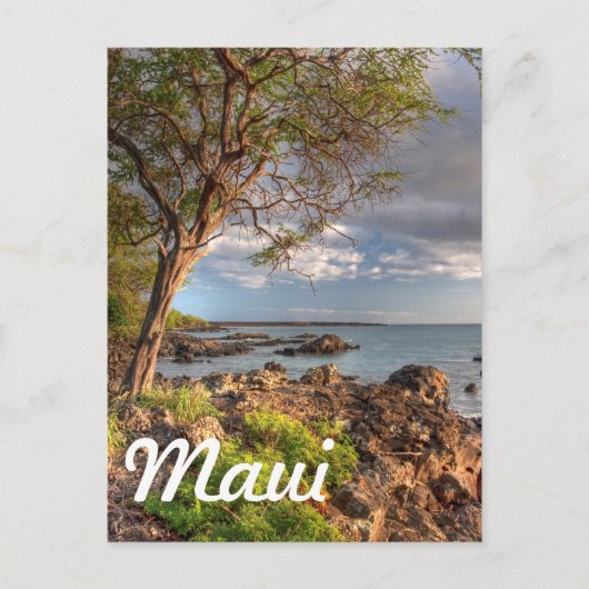 Maui shoreline briefkaart (Voorkant)