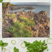 Maui shoreline theedoek (Gevouwen)