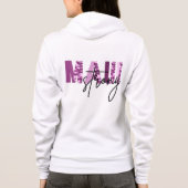 Maui Sterk Roze Leger Patroon Hoodie (Achterkant)