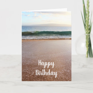 Maui Strand en Golven Verjaardag Kaart