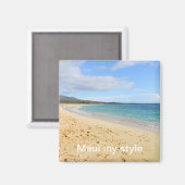 Maui strandmagneet magneet (Voorkant / Achterkant)
