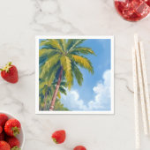 Maui-strandpalmboom-schilderij Servet (Insitu)