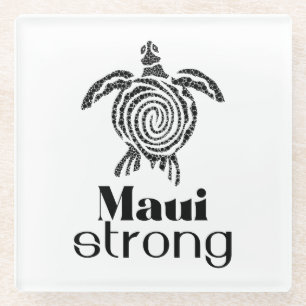 maui strong glazen onderzetter
