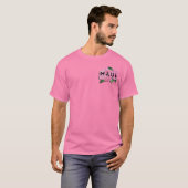 Maui Strong Lokelani Bloemenroze T-shirt (Voorkant volledig)