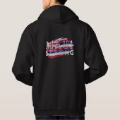 Maui Strong Zwart Mannen Hoodie (Achterkant)
