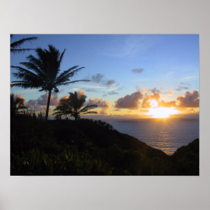 Maui Sunrise 1 Poster