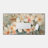 Maui Sunrise Plumeria Bureaumat (Keyboard & Muis)