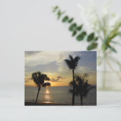 Maui Sunset 2 Briefkaart (Staand voorkant)