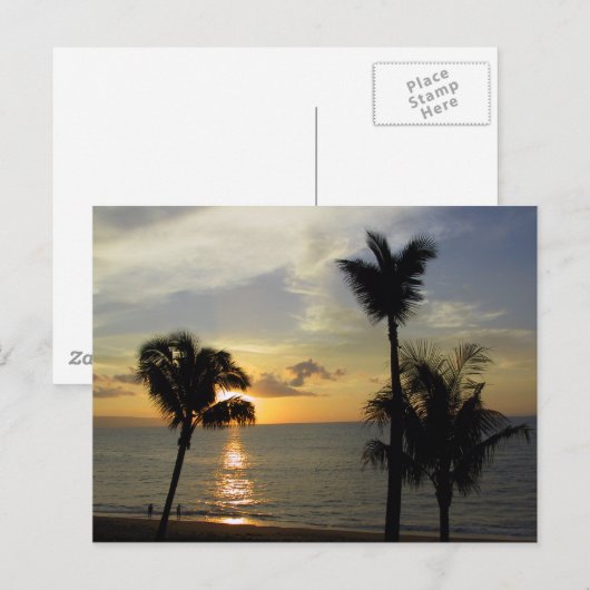Maui Sunset 2 Briefkaart (Voorkant / Achterkant)