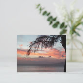 Maui Sunset Briefkaart (Staand voorkant)