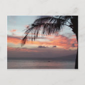 Maui Sunset Briefkaart (Voorkant)