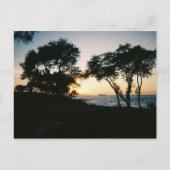 Maui Sunset Briefkaart (Voorkant)