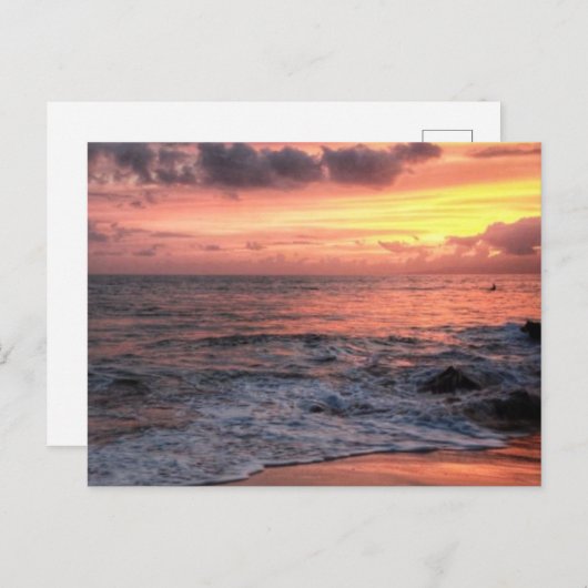Maui Sunset Briefkaart (Voorkant / Achterkant)