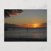 Maui Sunset Briefkaart (Voorkant)