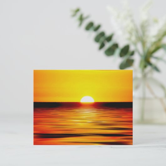 Maui Sunset briefkaart (Staand voorkant)