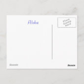 Maui Sunset Briefkaart (Achterkant)