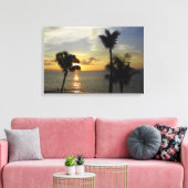 Maui Sunset Canvas Afdruk (Insitu (Woonkamer))
