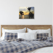 Maui Sunset Canvas Afdruk (Insitu (Slaapkamer))