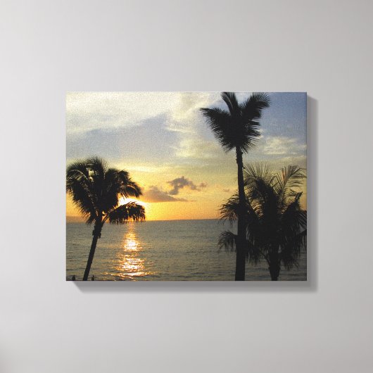 Maui Sunset Canvas Afdruk (Voorkant)