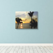 Maui Sunset Canvas Afdruk (Insitu (Houten vloer))