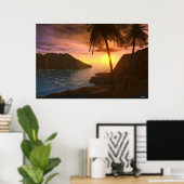 Maui Sunset Poster (Thuiskantoor)