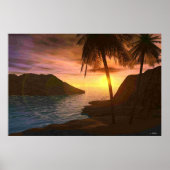 Maui Sunset Poster (Voorkant)