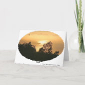 Maui Sunset Wenskaart Kaart (Achterkant)