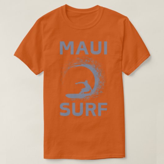 Maui Surf Blue Hawaii Thirt T-shirt (Design voorkant)